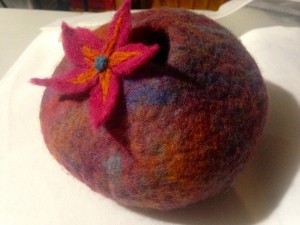 Felted Wool Gourd